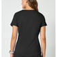 Top met V-hals met mesh details en 2-way stretch WWE601