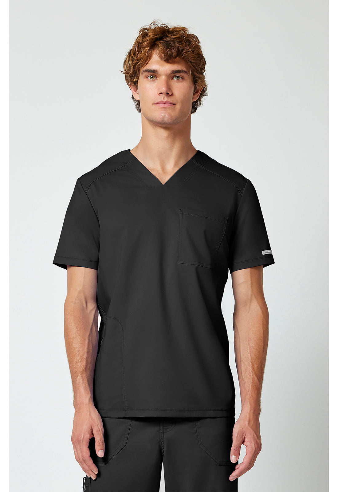 Cherokee Workwear Heren T-shirt met V-hals met mesh details en veiligheidsritszak WWE603