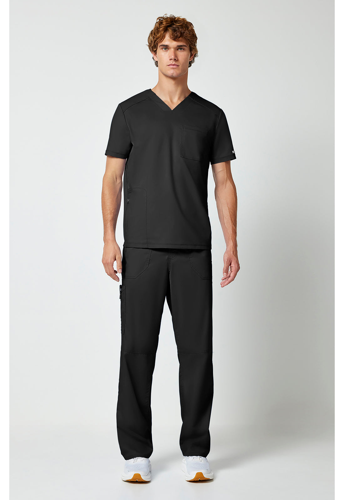 Cherokee Workwear Heren T-shirt met V-hals met mesh details en veiligheidsritszak WWE603