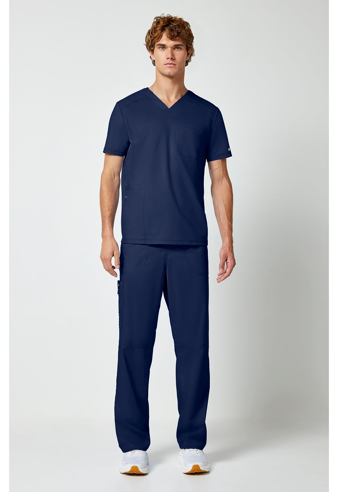Cherokee Workwear Heren T-shirt met V-hals met mesh details en veiligheidsritszak WWE603