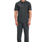 Polo shirt voor heren met mesh schouderpanelen en 2-way stretch WWE615
