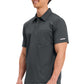 Polo shirt voor heren met mesh schouderpanelen en 2-way stretch WWE615