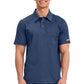 Polo shirt voor heren met mesh schouderpanelen en 2-way stretch WWE615