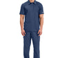 Polo shirt voor heren met mesh schouderpanelen en 2-way stretch WWE615