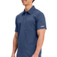 Polo shirt voor heren met mesh schouderpanelen en 2-way stretch WWE615