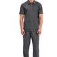 Polo shirt voor heren met mesh schouderpanelen en 2-way stretch WWE615