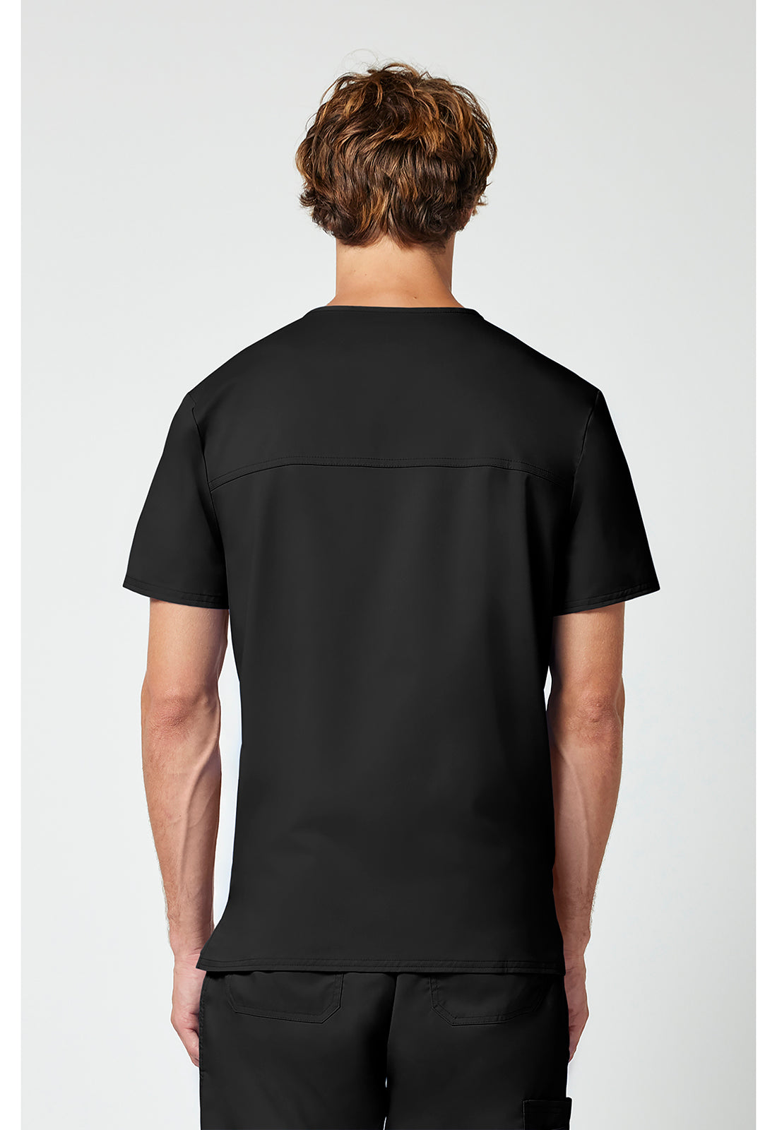Cherokee Workwear Heren T-shirt met V-hals met moderne pasvorm en ID-lus WWE670