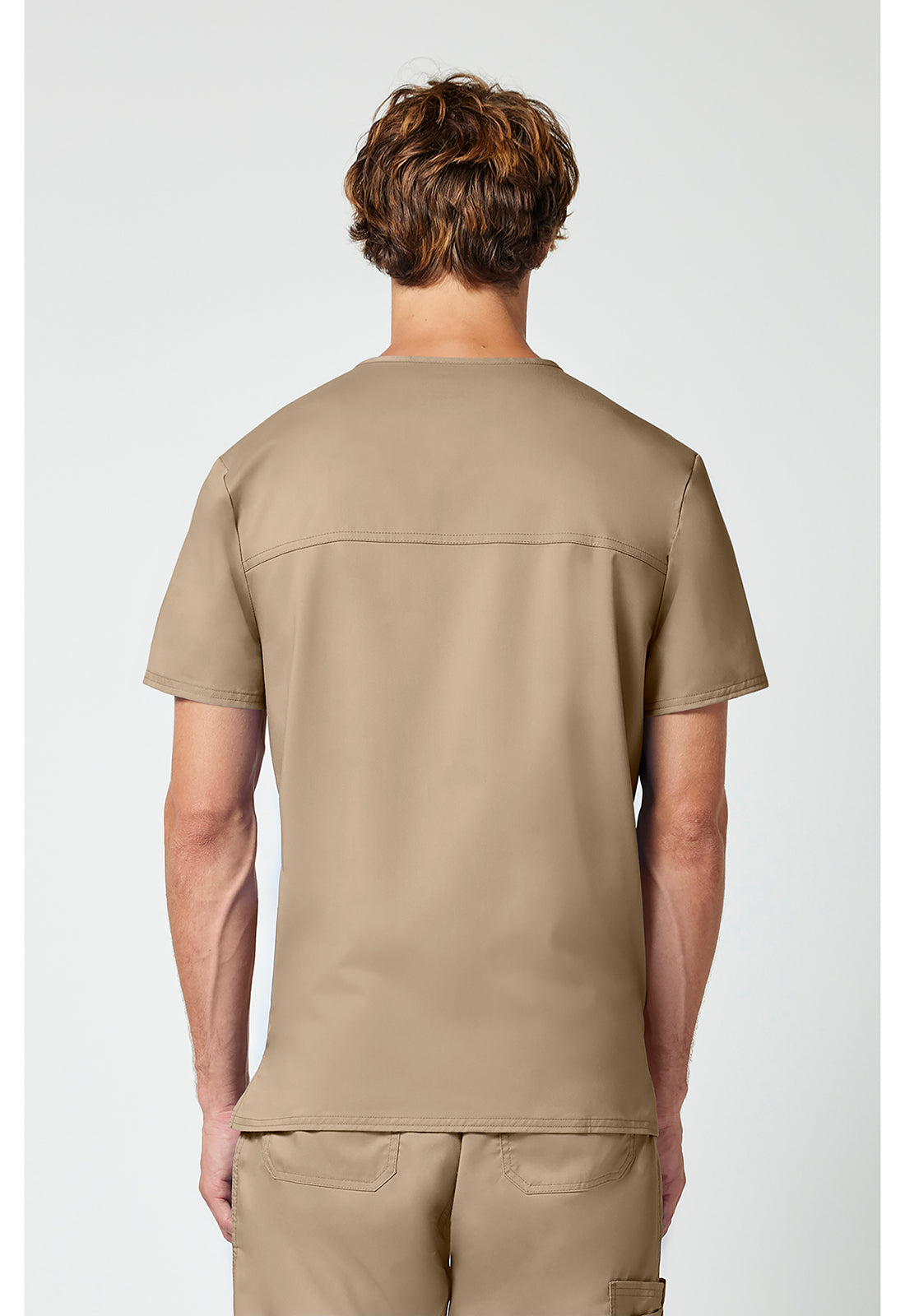 Cherokee Workwear Heren T-shirt met V-hals met moderne pasvorm en ID-lus WWE670