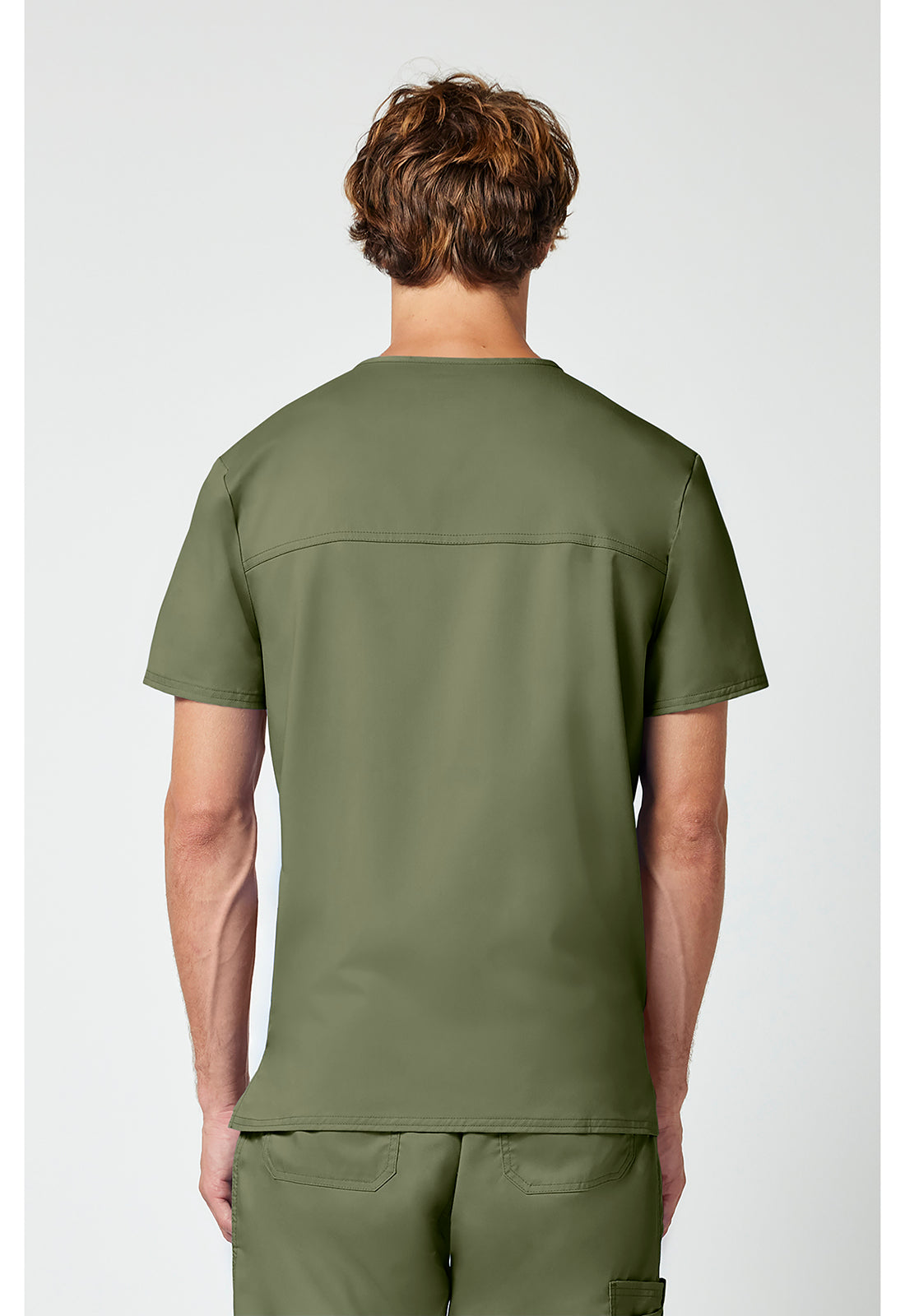 Cherokee Workwear Heren T-shirt met V-hals met moderne pasvorm en ID-lus WWE670