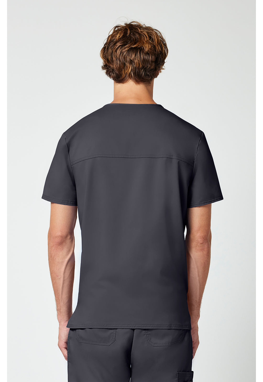 Cherokee Workwear Heren T-shirt met V-hals met moderne pasvorm en ID-lus WWE670