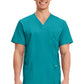 Cherokee Workwear Heren T-shirt met V-hals met moderne pasvorm en ID-lus WWE670