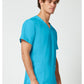 Cherokee Workwear Heren T-shirt met V-hals met moderne pasvorm en ID-lus WWE670