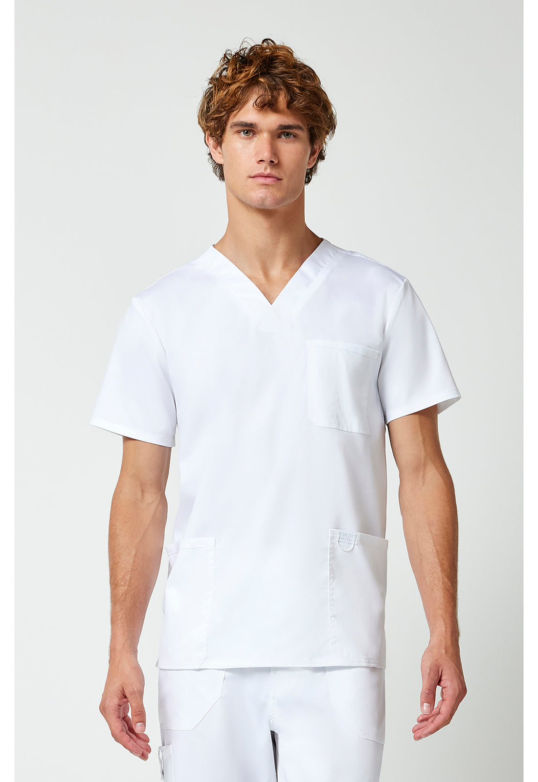 Cherokee Workwear Heren T-shirt met V-hals met moderne pasvorm en ID-lus WWE670