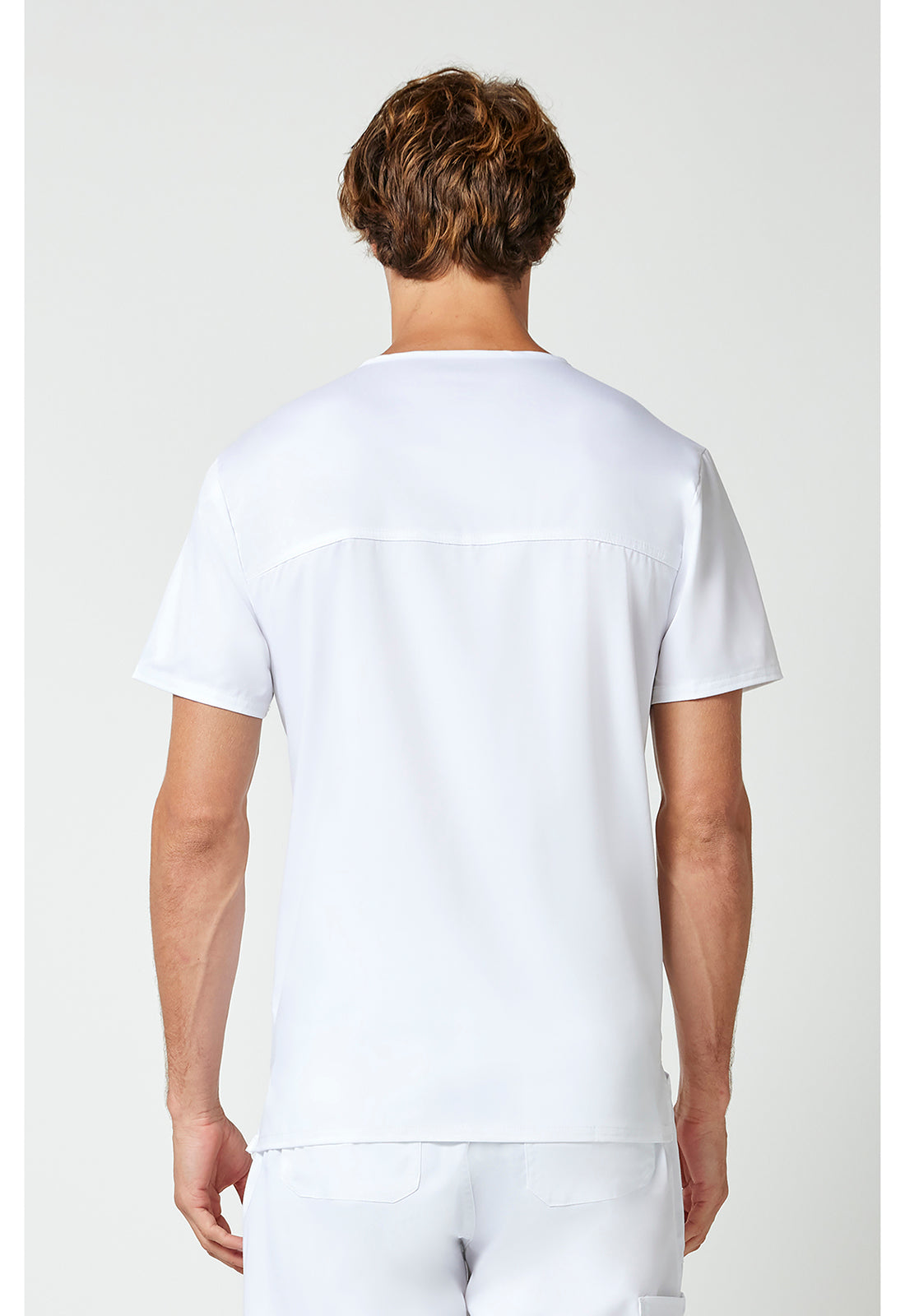 Cherokee Workwear Heren T-shirt met V-hals met moderne pasvorm en ID-lus WWE670
