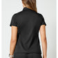 Instopbare polo met drukknoopsluiting aan de voorkant met meshpanelen en 2-way stretch WWE698
