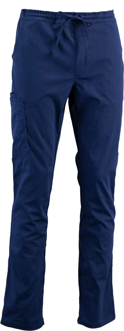 Alsico Siebe heren zorgbroek donkerblauw met elastische tailleband