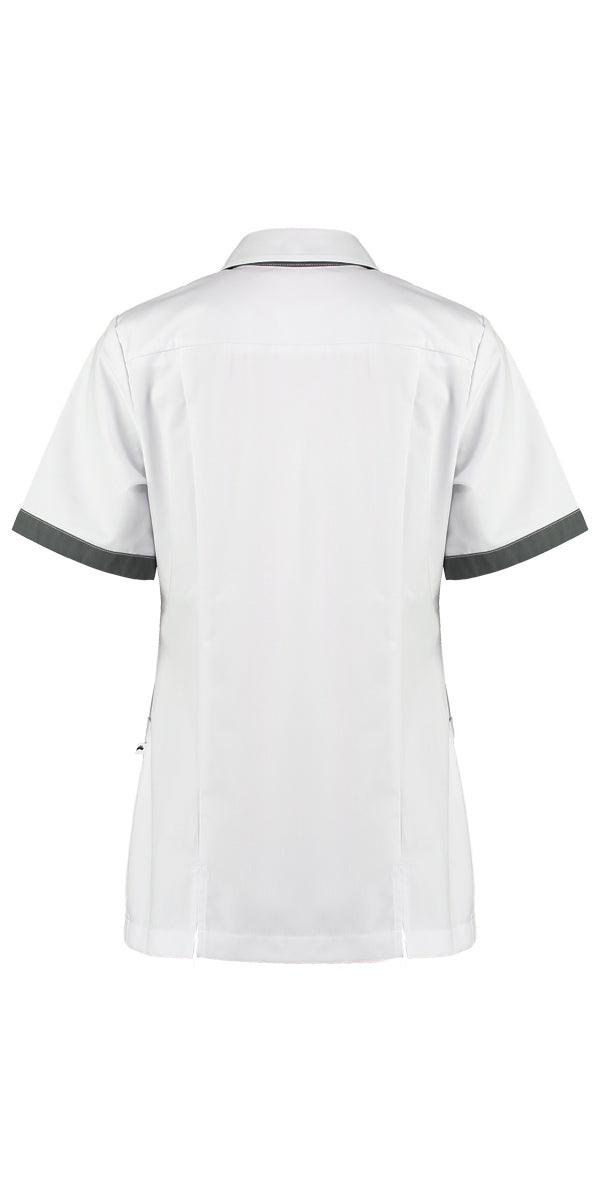 Jacke Fijke weiß mit Farbakzent