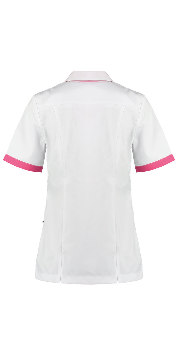 Jacke Fijke weiß mit Farbakzent