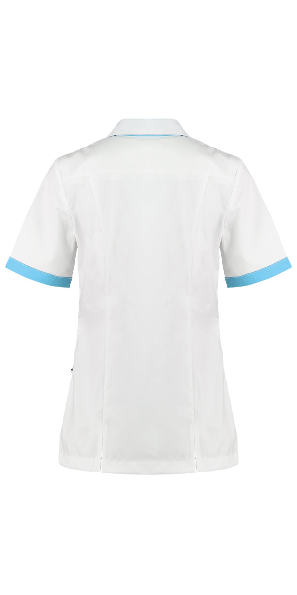 Jacke Fijke weiß mit Farbakzent