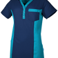 De Berkel dames polo Dana gekleurd - Zorgkleding.nl