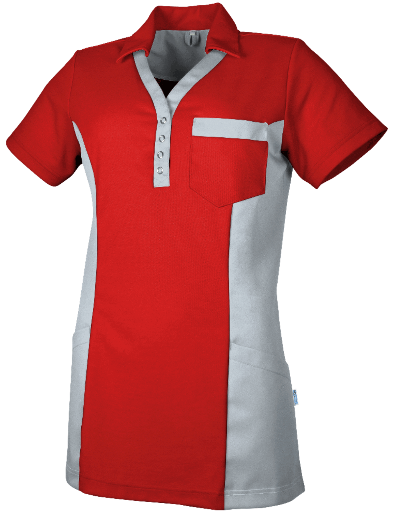 De Berkel dames polo Dana gekleurd - Zorgkleding.nl