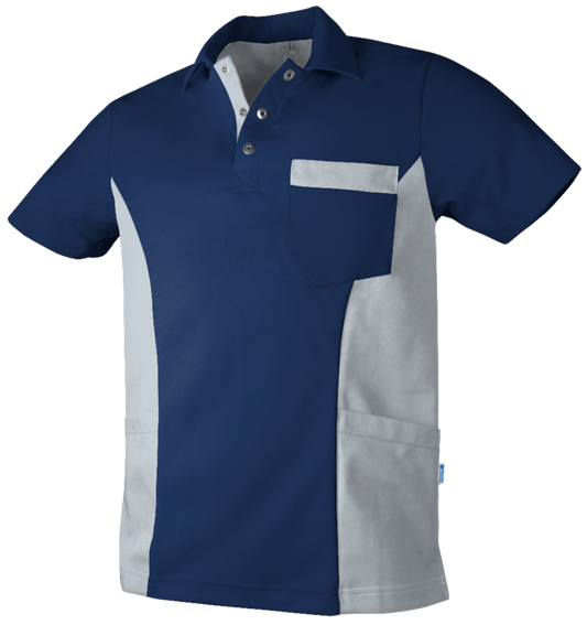 De Berkel heren polo Dieter gekleurd - Zorgkleding.nl