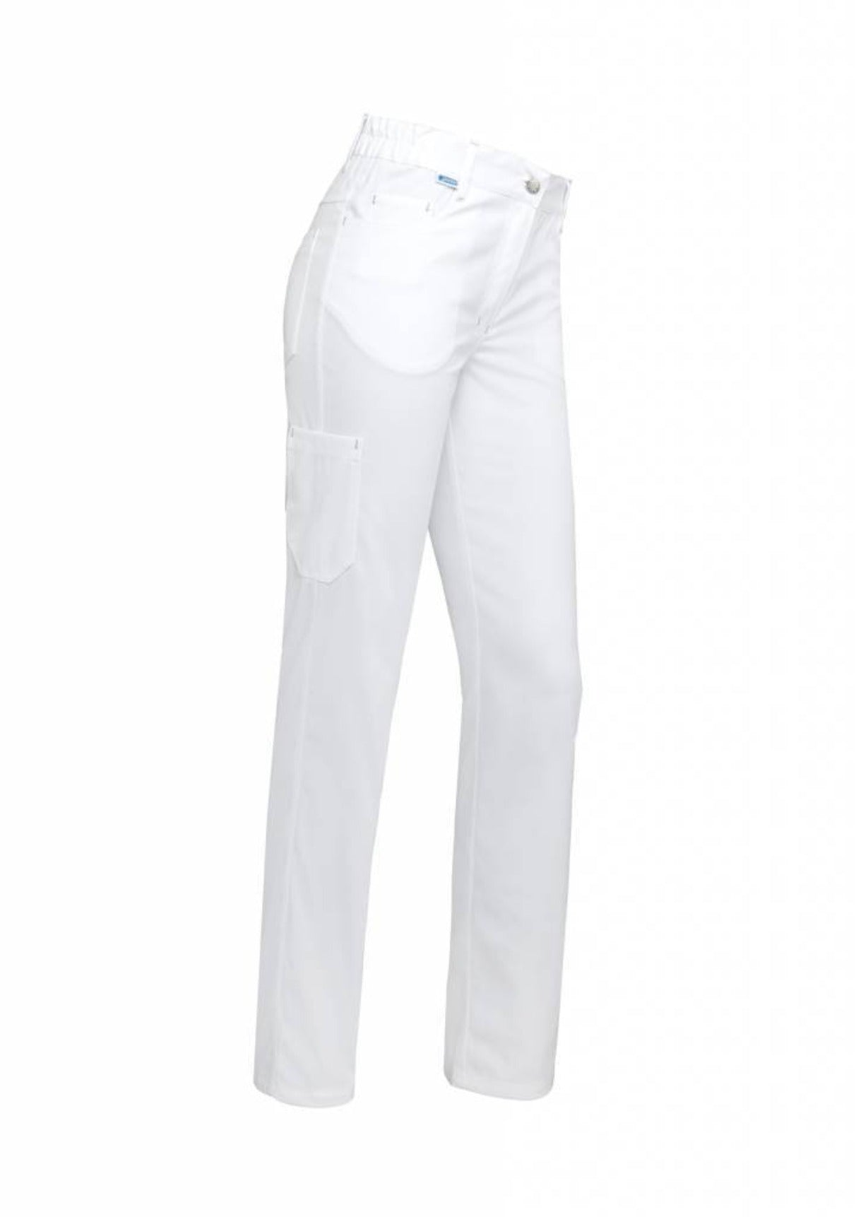 Broek Tooske wit stretch - Zorgkleding.be