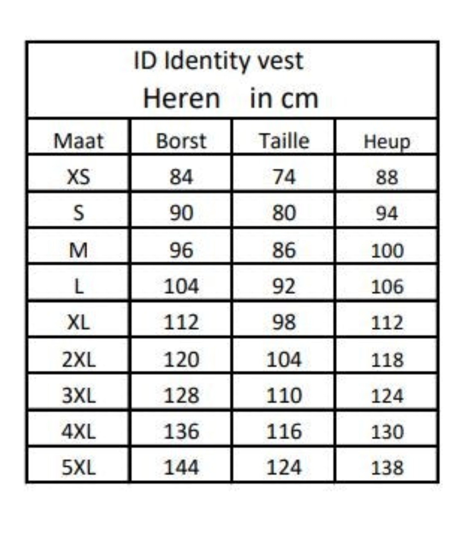 ID Identity heren fleece vest in 6 kleuren incl. naam geborduurd - Zorgkleding.nl